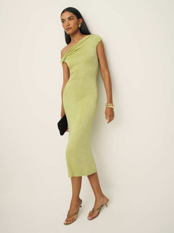 Jamen Knit Dress - Lime Squeeze