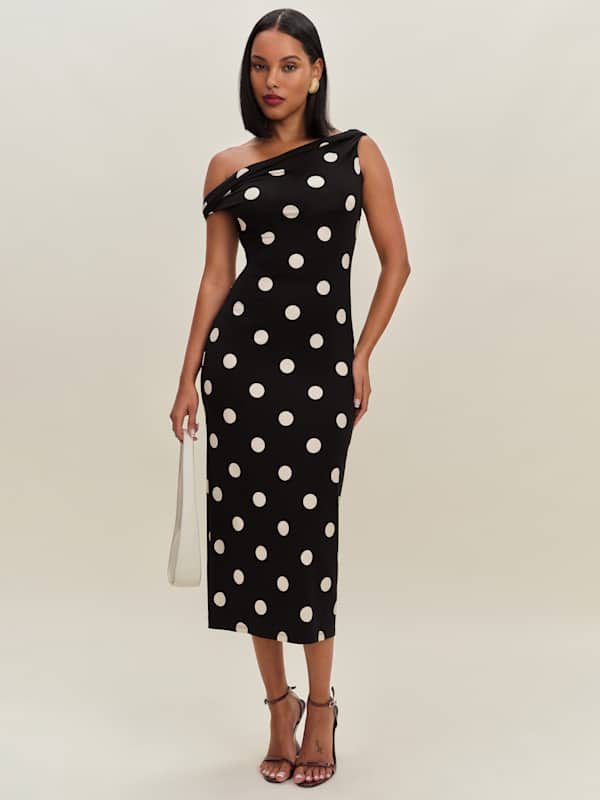 Jamen Knit Dress - Moon Dot