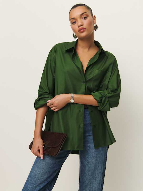 Chemise oversize Will - Herbe