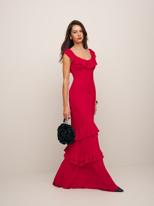 Tripoli Dress - Cherry