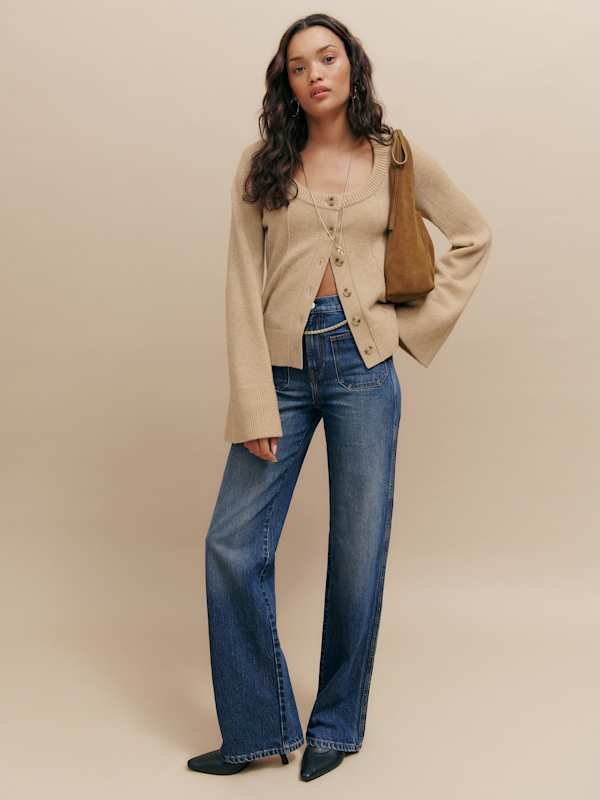 Wilder High Rise Wide Leg Jeans