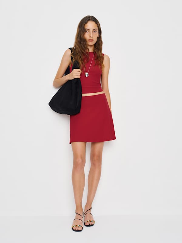 Andres Knit Two Piece - Lipstick