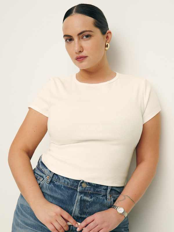 T-shirt Muse grandes tailles - Ivoire