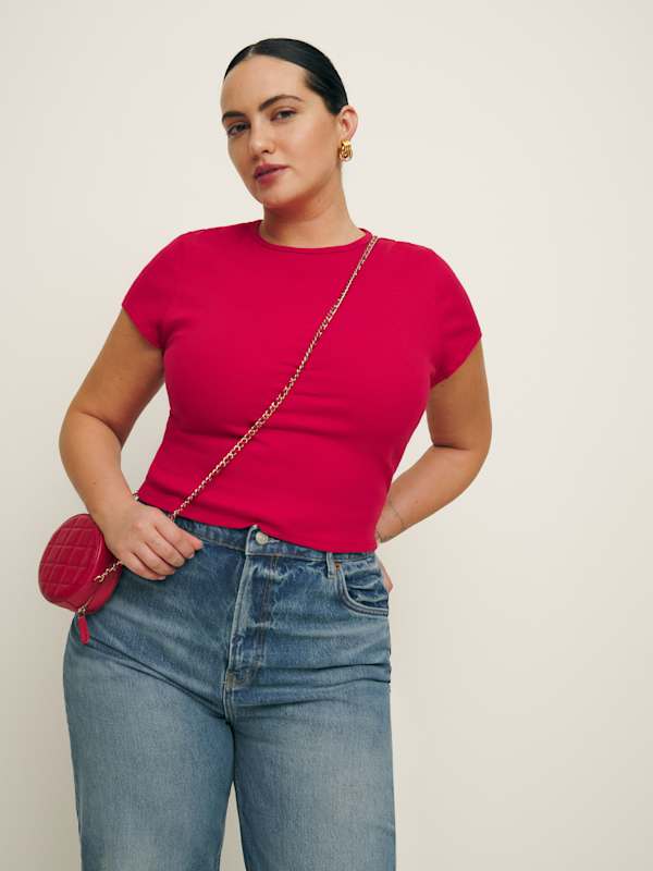 T-shirt Muse grandes tailles - Rouge à lèvres