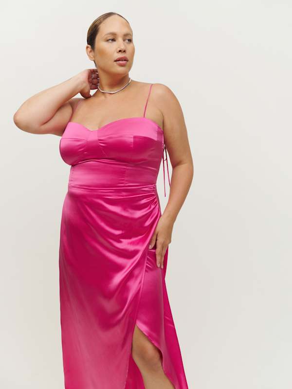 Marguerite Silk Dress Es - Flambe