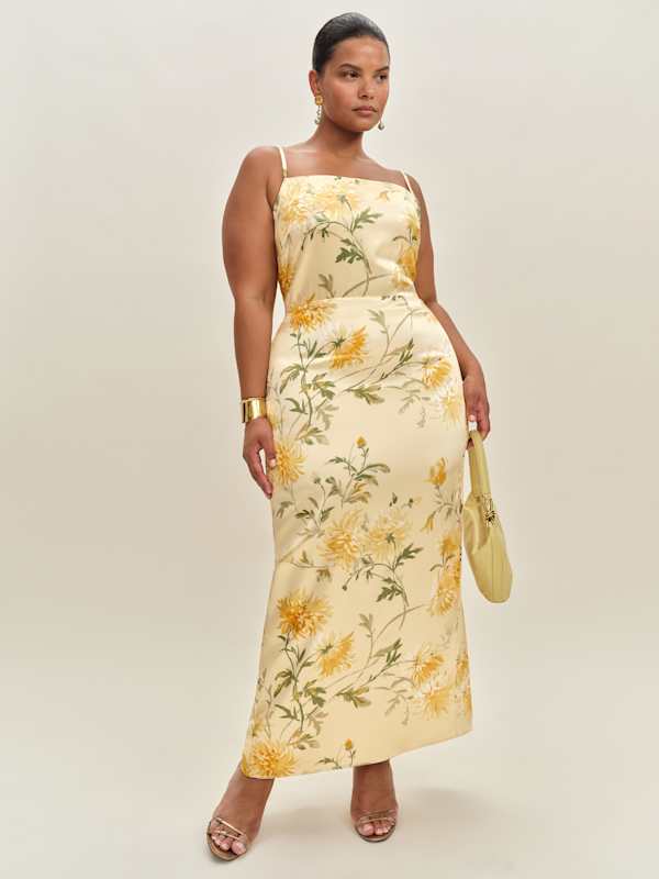 Robe en soie Frankie grandes tailles - Honeyglow