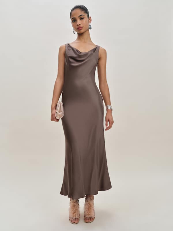 Bryn Silk Dress - Magnetic
