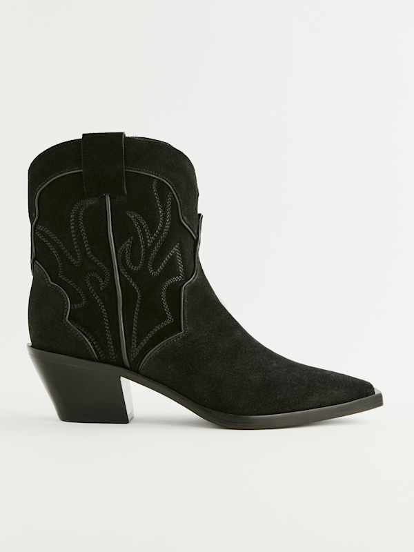 Bottines western Otto - Noir Noir