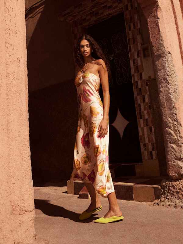 Joana Silk Dress - Viviana