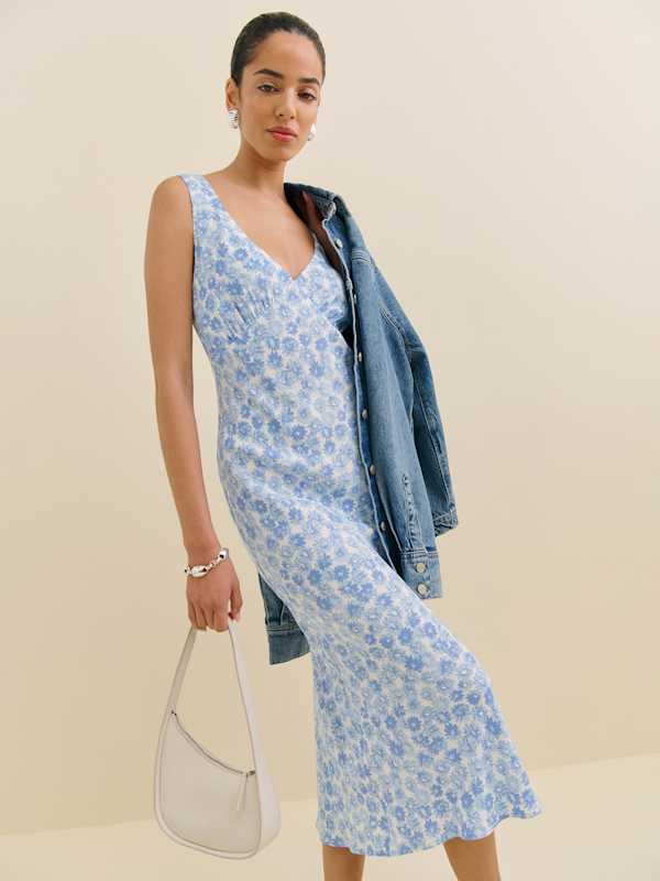 Robe Beauden - Marguerite bleue