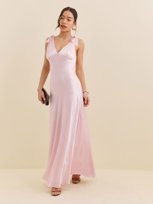Pernille Silk Dress - Cherry Blossom