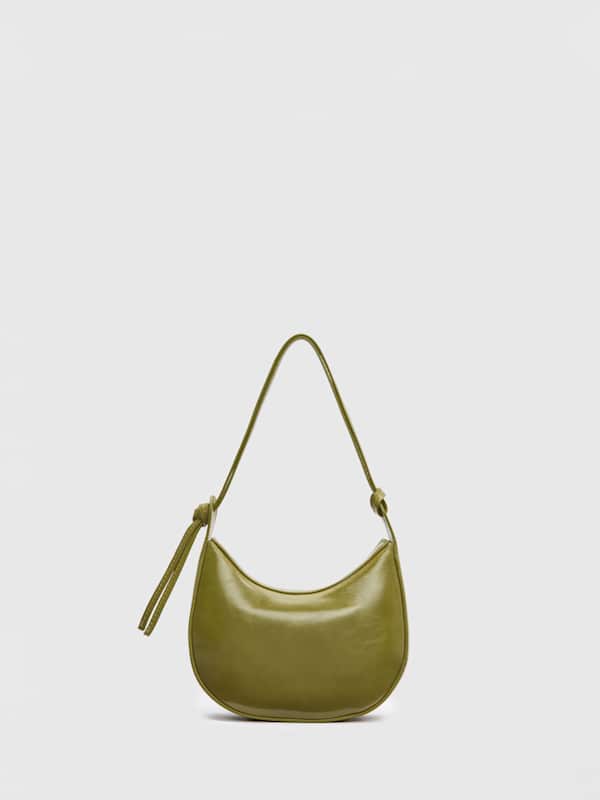 Mini Rosetta Shoulder Bag - Apple Green Leather