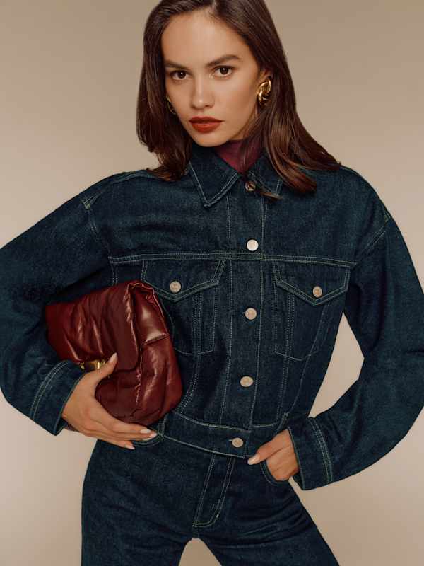 Veste courte en denim Jori - Ondine