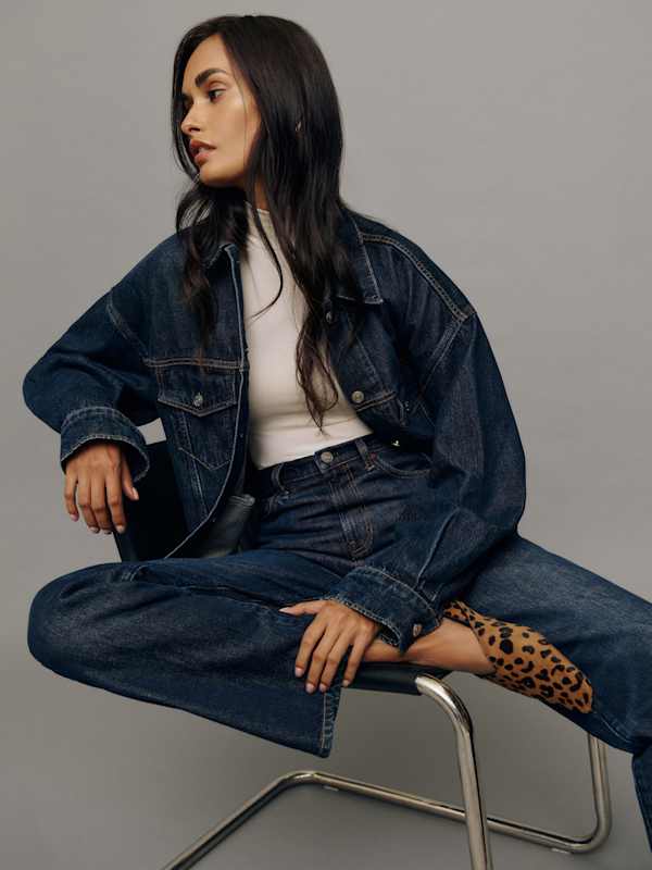 Veste oversize en denim Brooks - Mille
