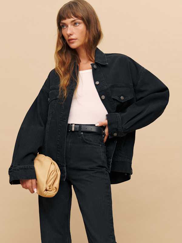 Veste oversize en denim Brooks - Turano