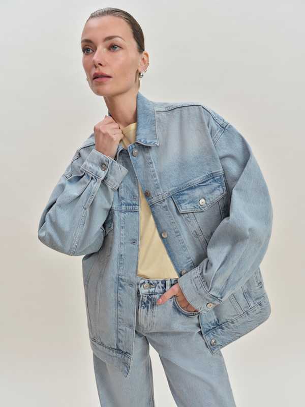Veste oversize en denim Brooks - Yarra