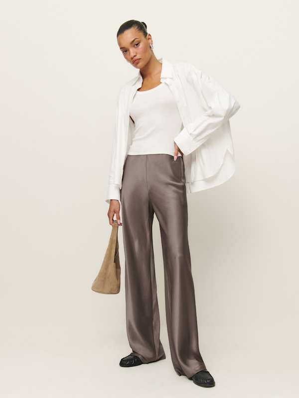 Fernando Wide Leg Linen Pant