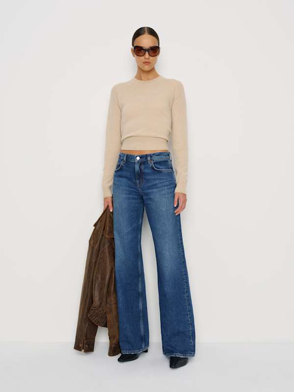 Jean large ample taille basse Cary - Maggiore