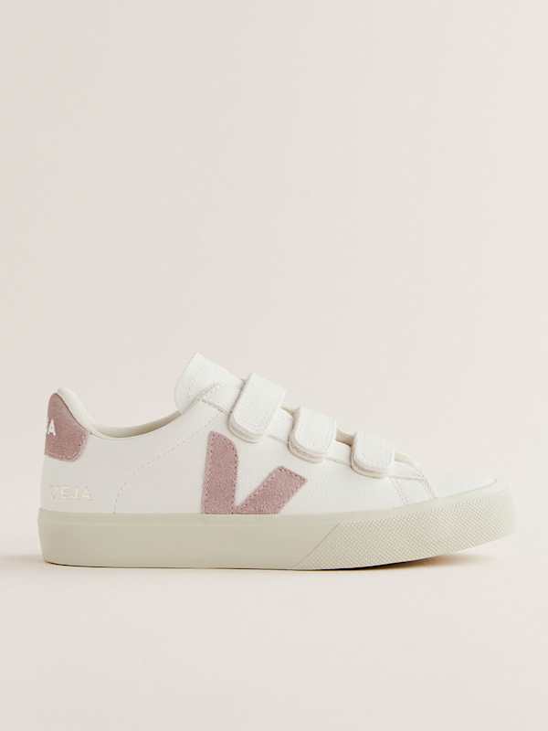 Baskets en cuir Recife Veja - Extra blanc / Babe