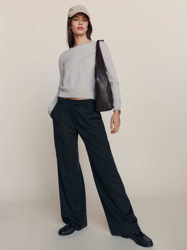 Carter Mid Rise Pant - Black