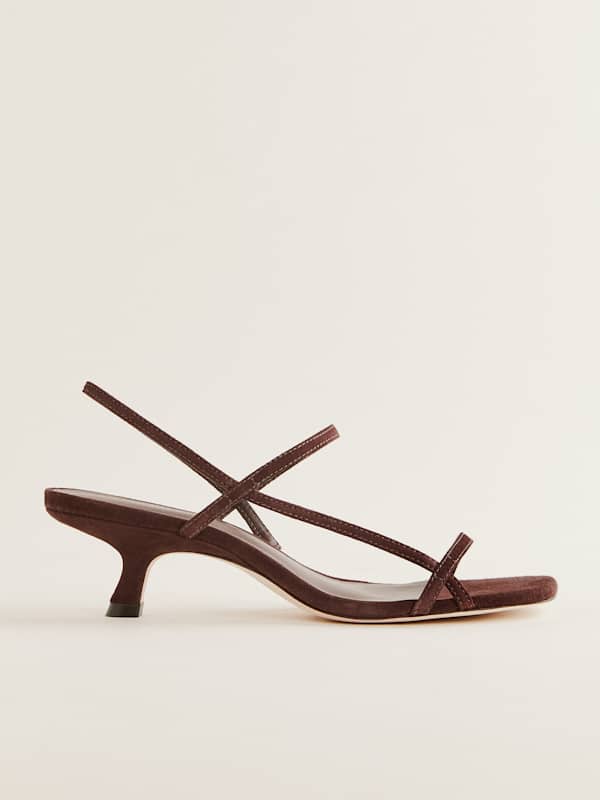 Sandales nu-pieds Serenity - Daim chocolat