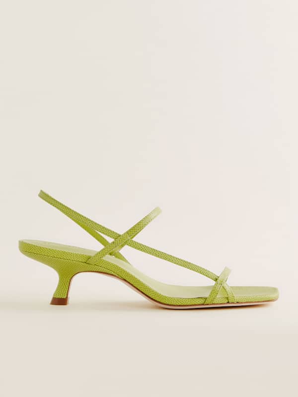 Serenity Bare Sandal - Sour Apple Snake
