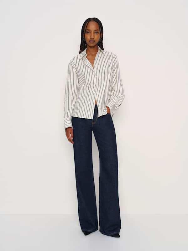 Chemise oversize Andy - Rayures Savoy