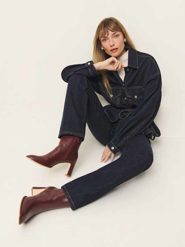 Gillian Ankle Boot - Ruby