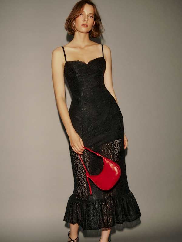 Canice Dress - Black Lace