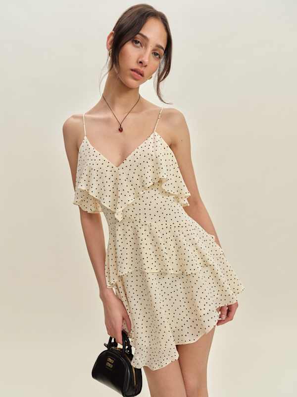 Damia Dress - Salt And Pepper