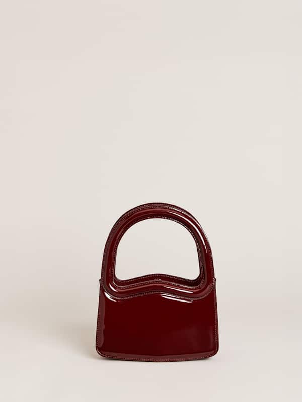 Mini Luciana Frame Handle - Ruby Patent