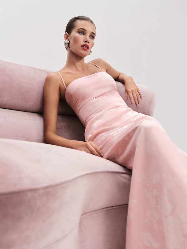 Frankie Dress - Powder Pink