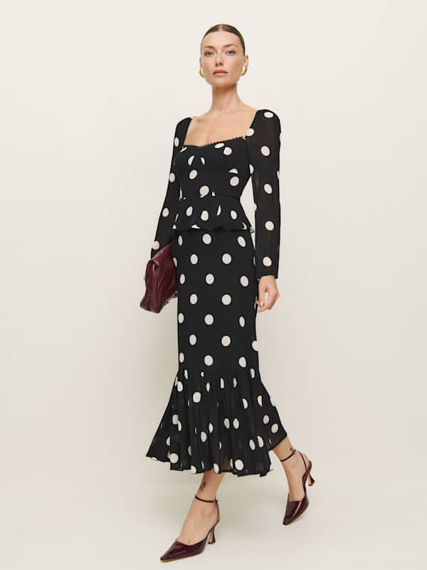 Robe Zandra - Lune à pois