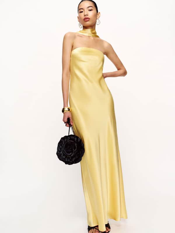 Oren Silk Dress - Sunshine