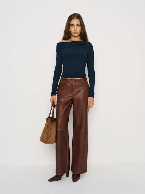 Top en maille Elio - Bleu nuit