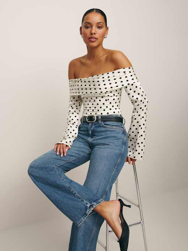 Niri Silk Top - Portofino