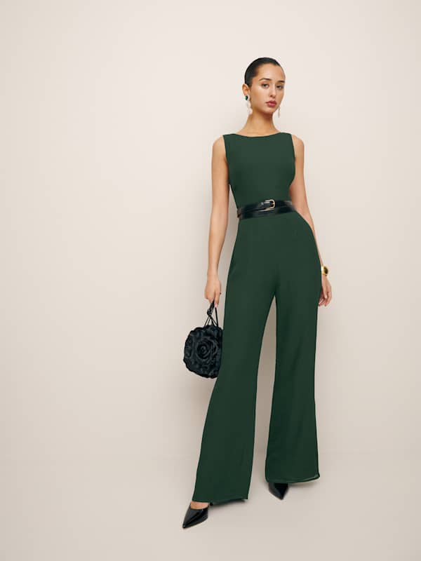 Freya Jumpsuit - Forest