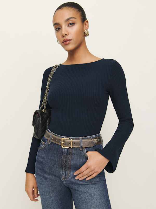 Miller Knit Top - Midnight