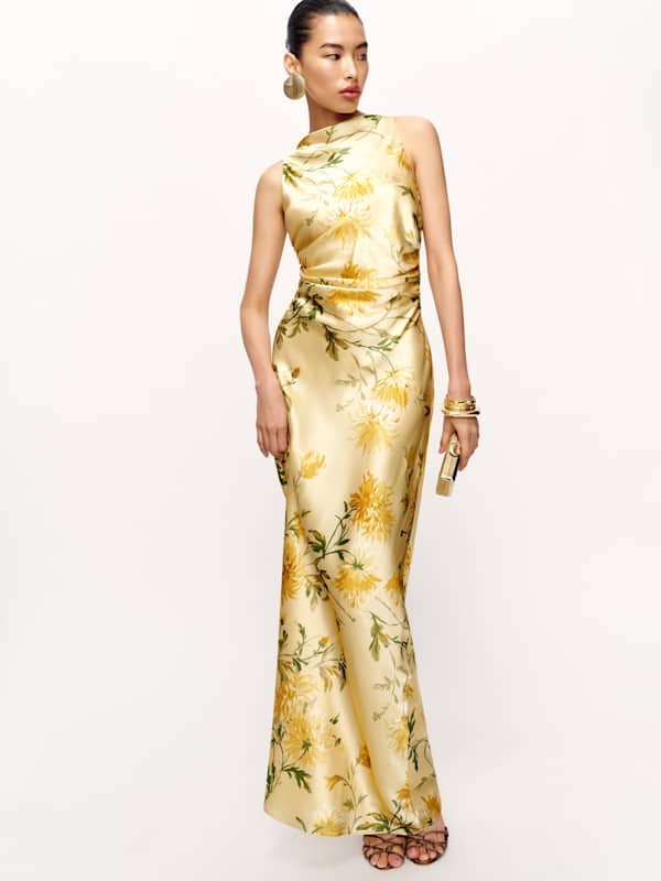 Anaiis Silk Dress - Honeyglow