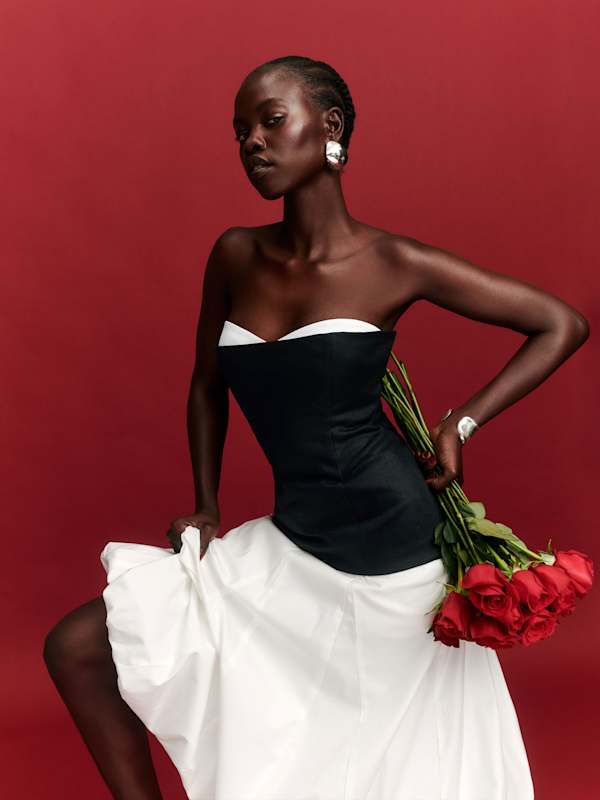 Ayda Linen Top - Black