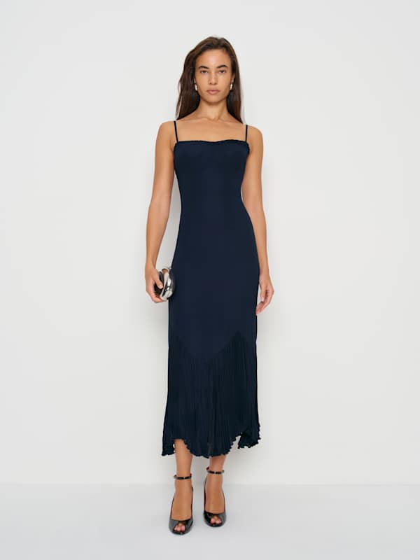 Robe Aiko - Bleu marine