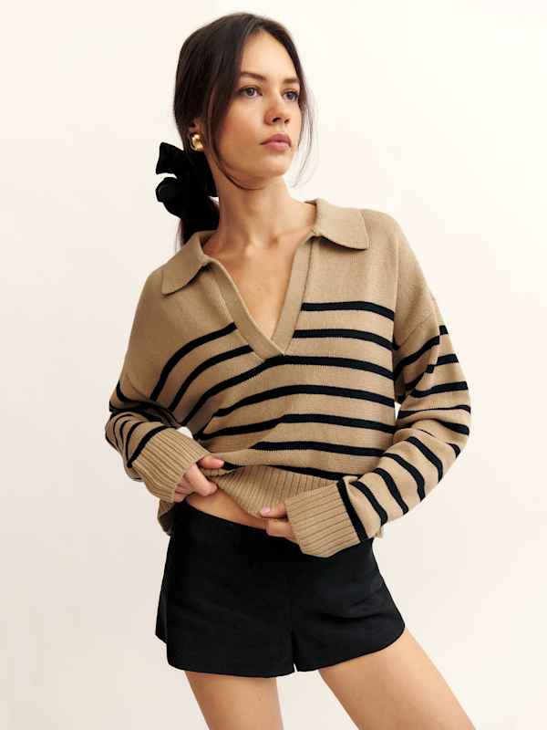 Short taille basse June - Noir
