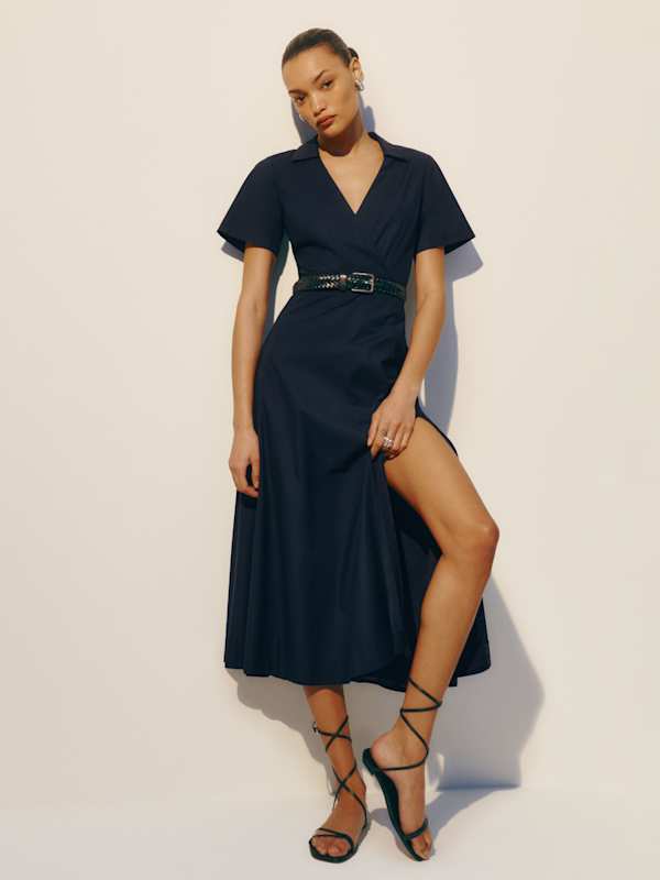 Isadora Dress - Navy