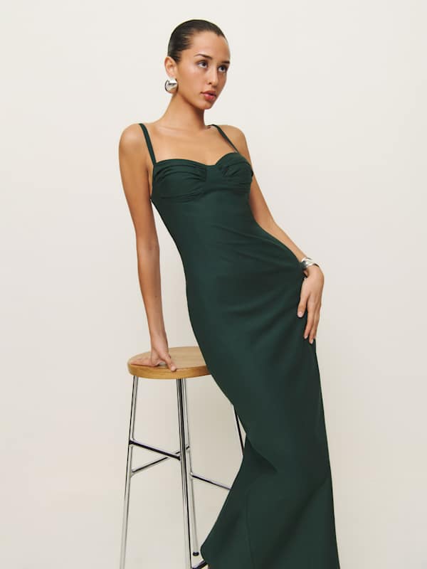 Stormi Dress - Forest