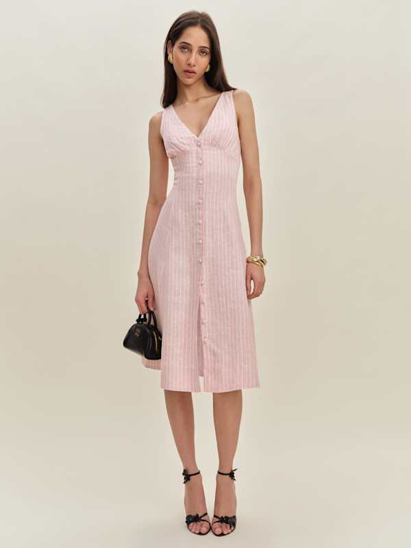 Sebastien Linen Dress - Babygirl Stripe