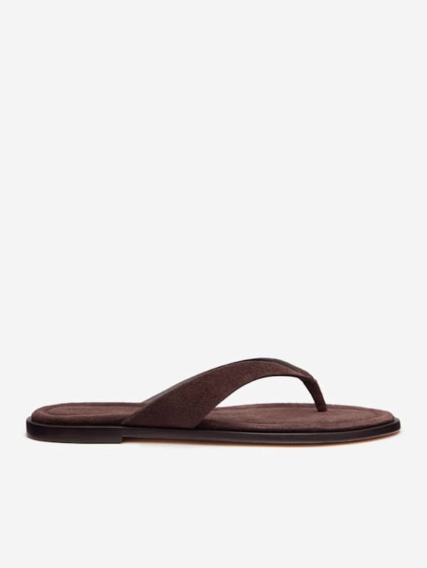 Jessie Thong Sandal - Suede Espresso
