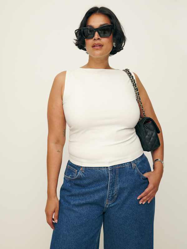 Top en maille Dusk grandes tailles - Fior Di Latte