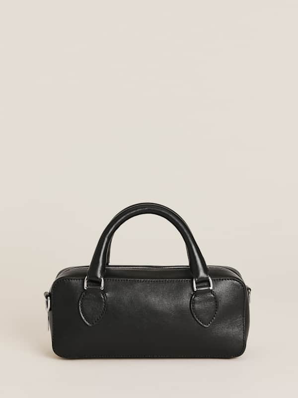 Patrizia Crossbody Bag - Black Leather