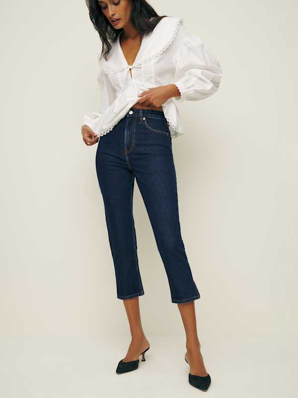 Jean capri à taille haute Lucy - Seneca