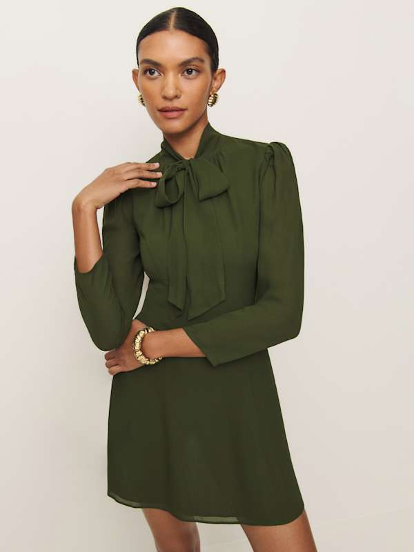 Robe Sunna - Vert foug&egrave;re